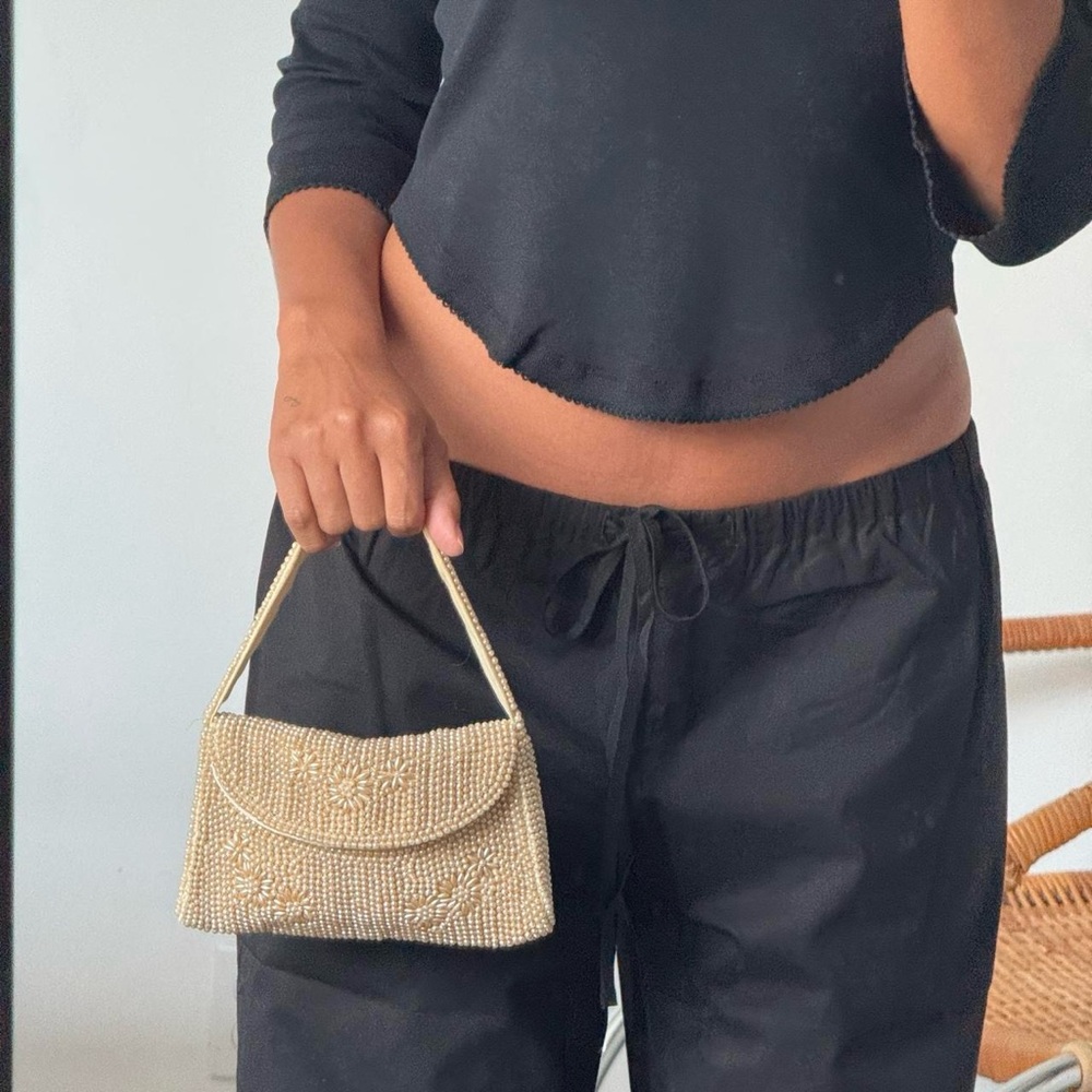 Vintage Gold Mini Bag Made in Japan